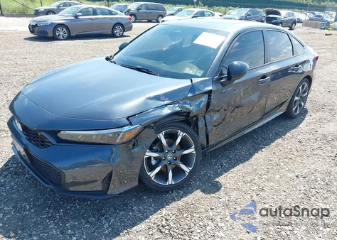 2025 Honda Civic Hybrid Sport/Sport Touring z USA, uszkodzony, nr VIN 2HGFE4F84SH311236